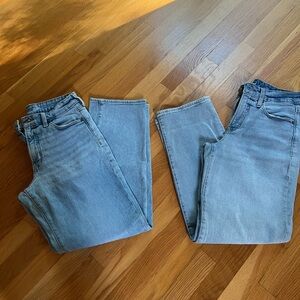 Old Navy Light Blue Women's Straight Leg Pants